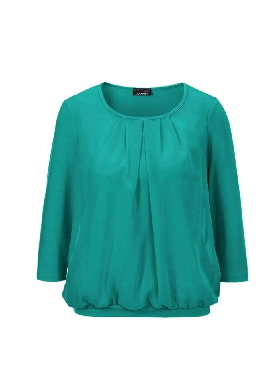 Élégant T-shirt aspect chemisier