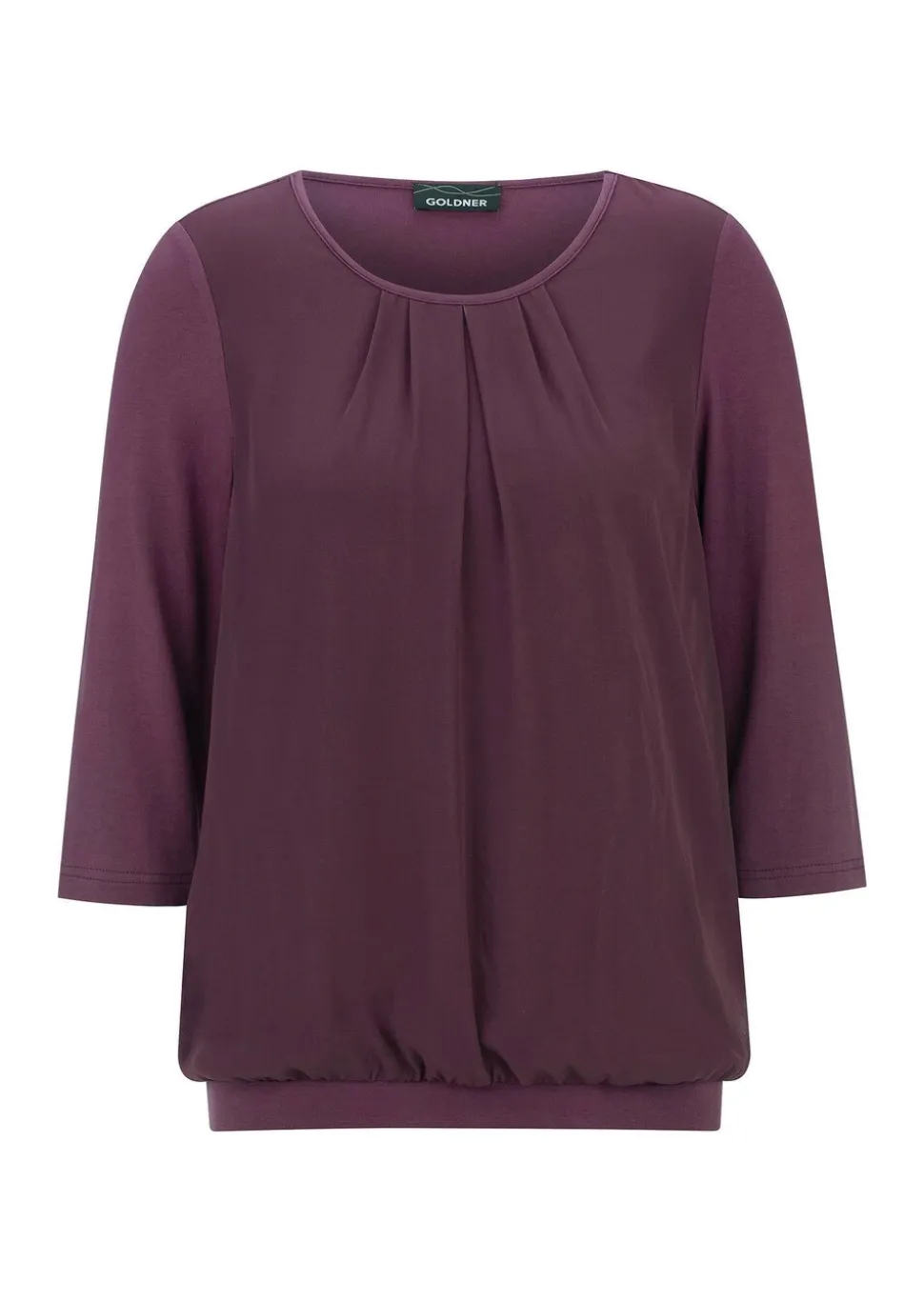 Élégant T-shirt aspect chemisier