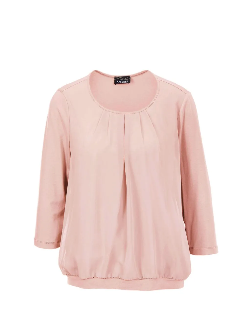 Élégant T-shirt aspect chemisier