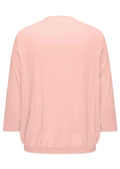 Élégant T-shirt aspect chemisier