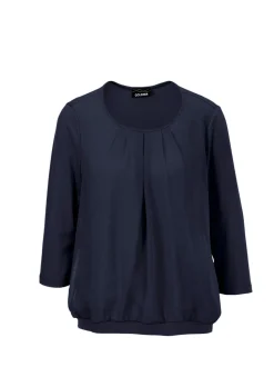 Élégant T-shirt aspect chemisier