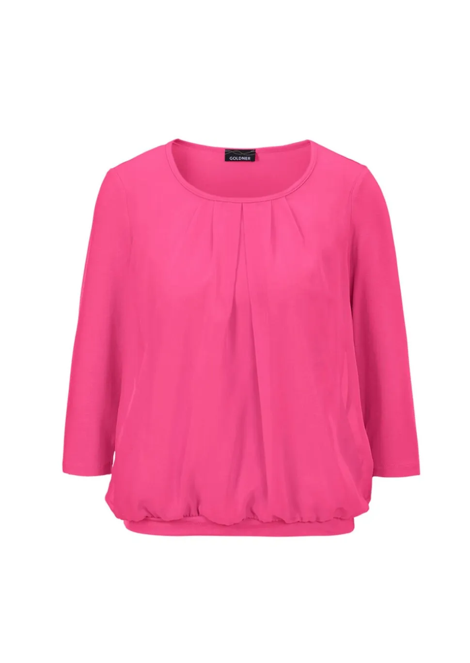 Élégant T-shirt aspect chemisier