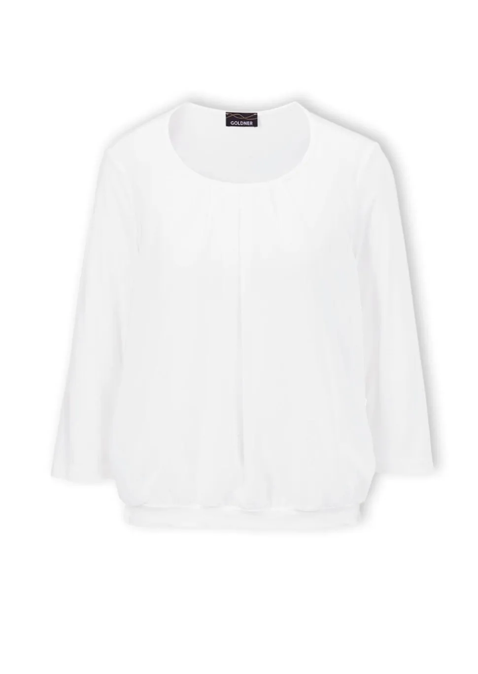 Élégant T-shirt aspect chemisier