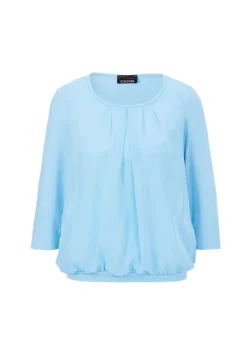 Élégant T-shirt aspect chemisier