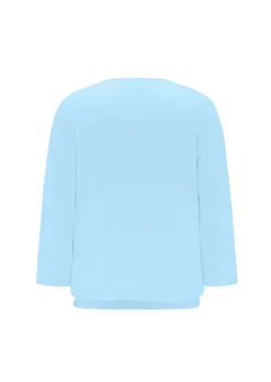 Élégant T-shirt aspect chemisier