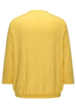 Élégant T-shirt aspect chemisier