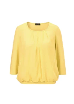 Élégant T-shirt aspect chemisier
