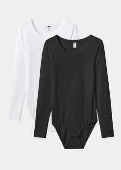 Lot de 2 bodys à manches longues