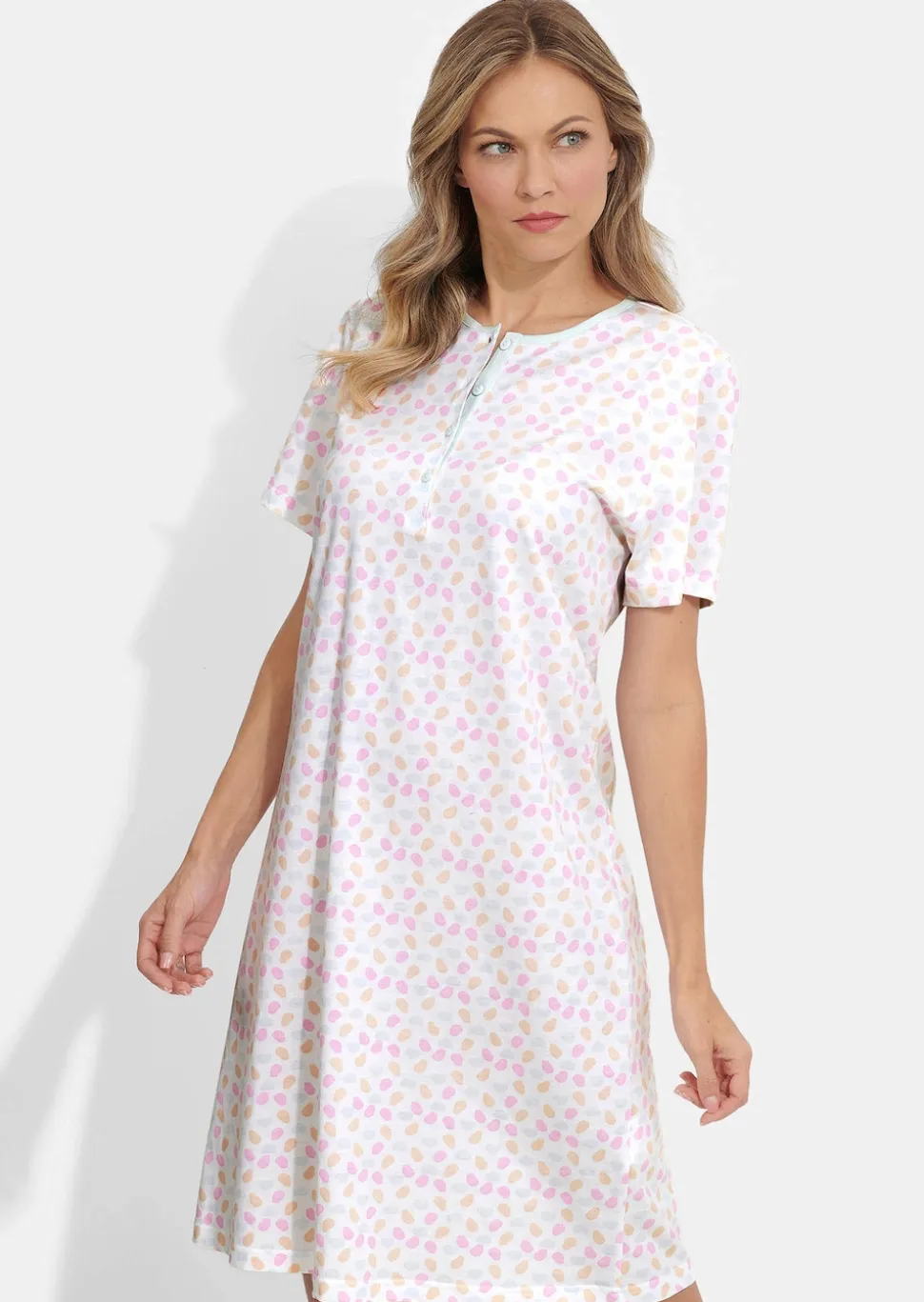 Lot de 2 chemises de nuit en coton