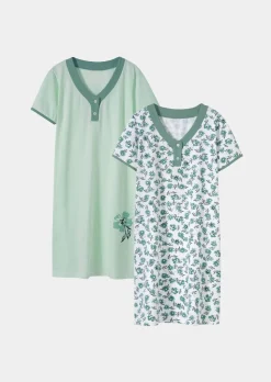 Lot de chemises de nuit en pur coton