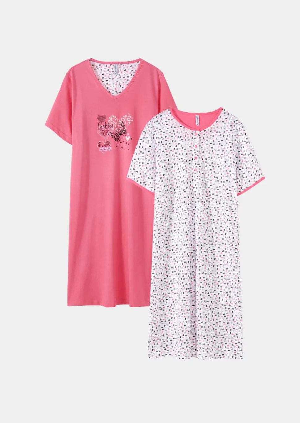Lot de chemises de nuit en pur coton