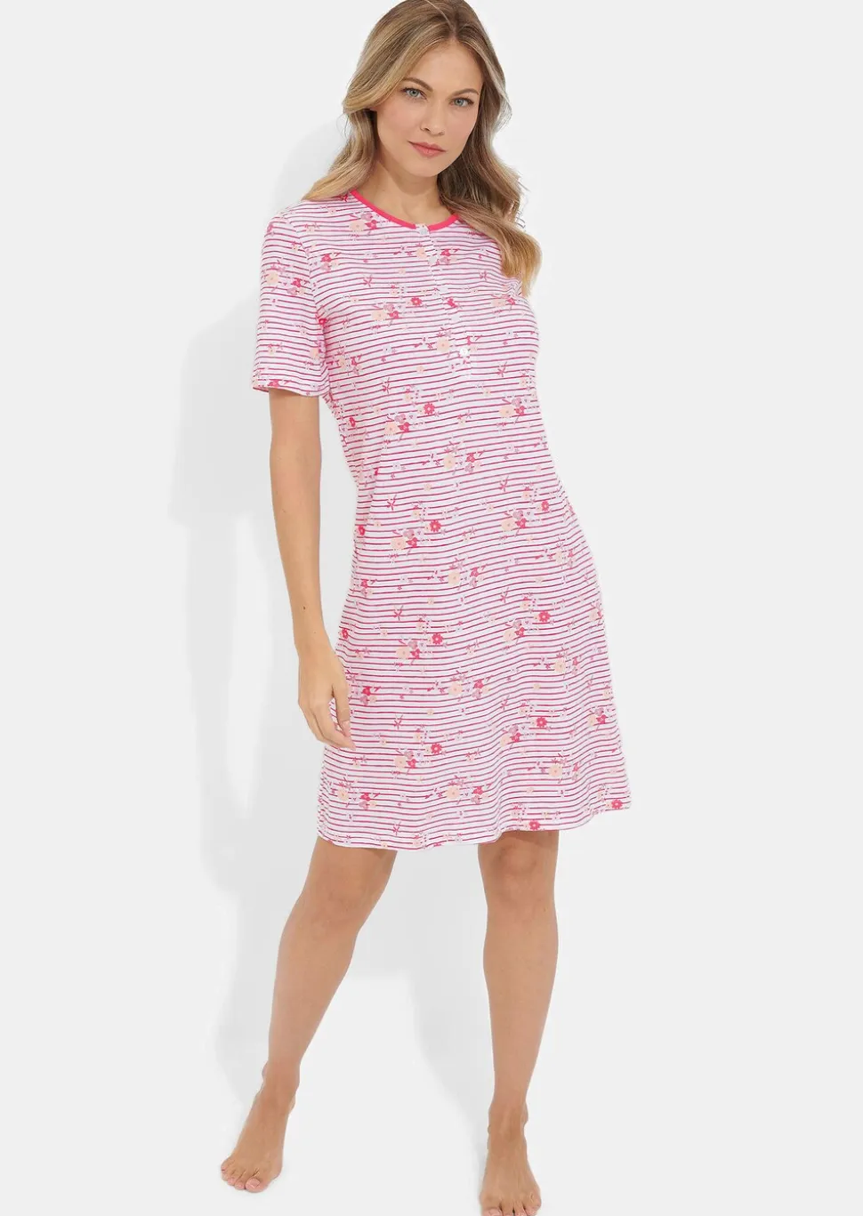 Lot de 2 chemises de nuit en pur coton