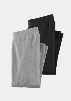 Lot de deux pantalons de jogging à jambes droites