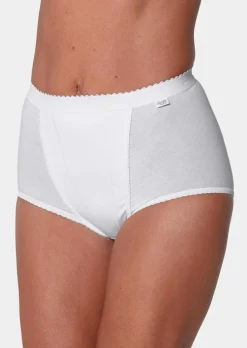 Lot de deux slips en coton avec Elasthanne