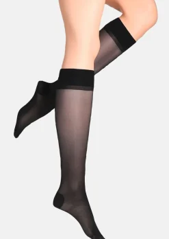 Lot de 2 mi-bas de compression