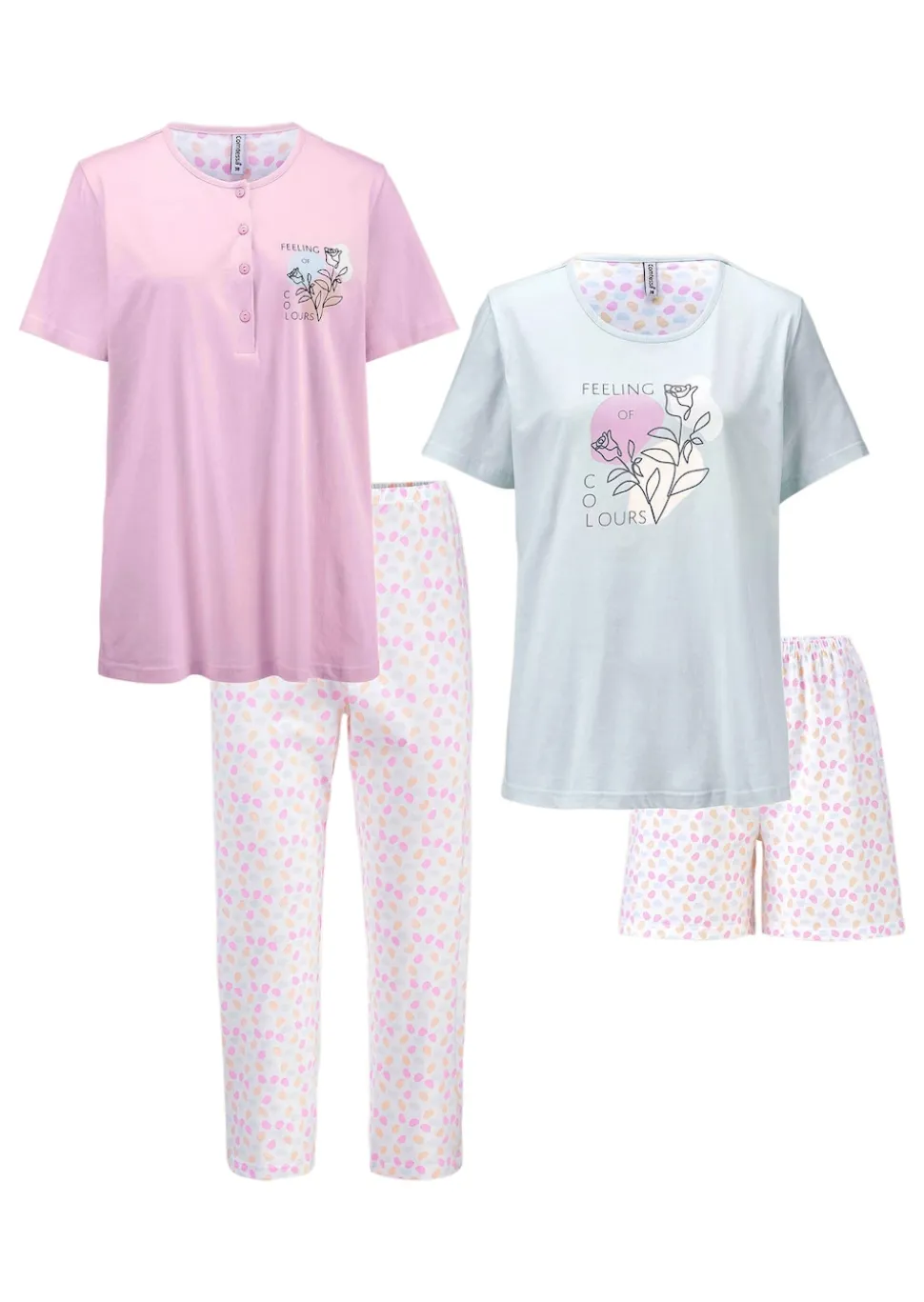 Lot de 2: pyjashort et pyjama