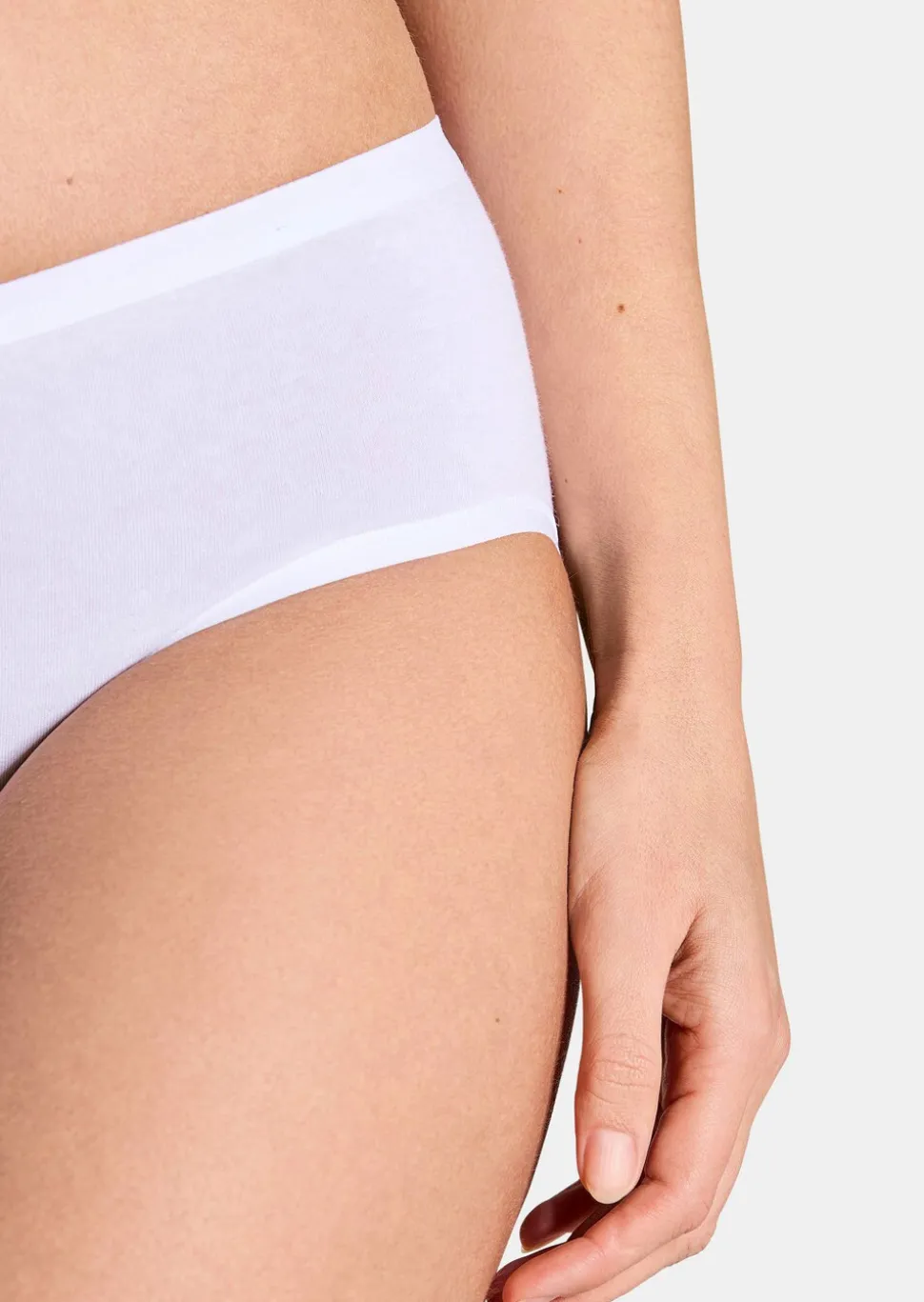 Lot de 2 slips hauts en coton et Elasthanne