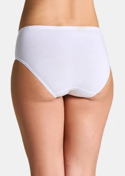 Lot de 2 slips hauts en coton et Elasthanne