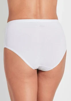 Lot de 3 slips montants en coton et Elasthanne