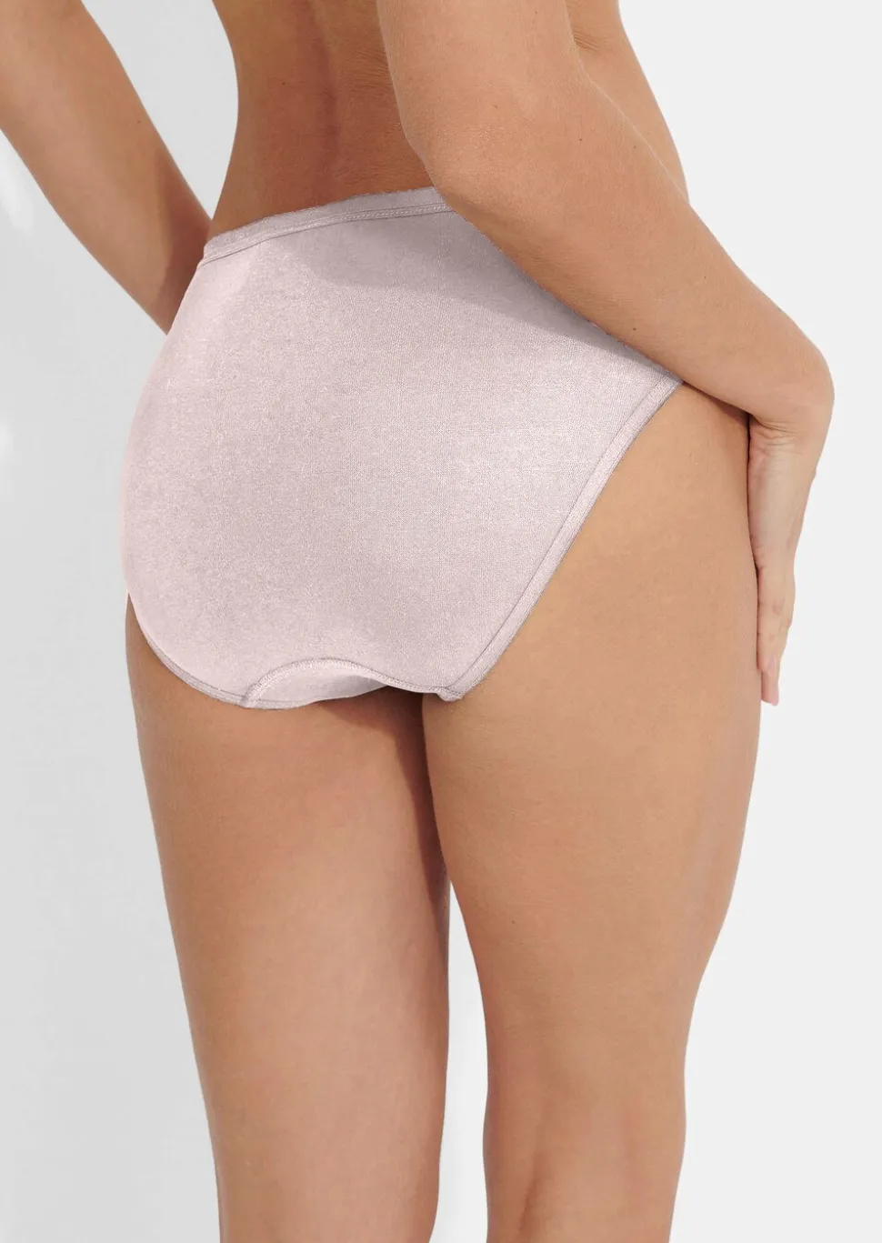 Lot de 2 slips taille basse à côtes fines