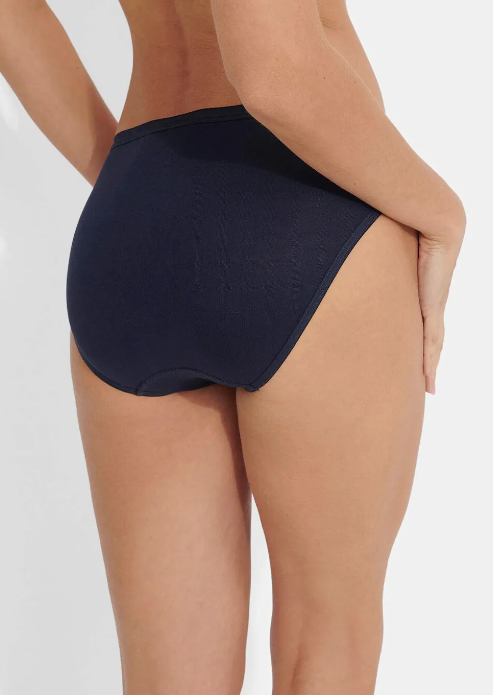 Lot de 2 slips taille basse à côtes fines