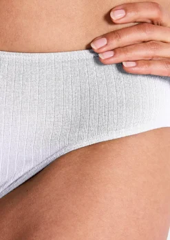 Lot de 2 slips taille basse en coton