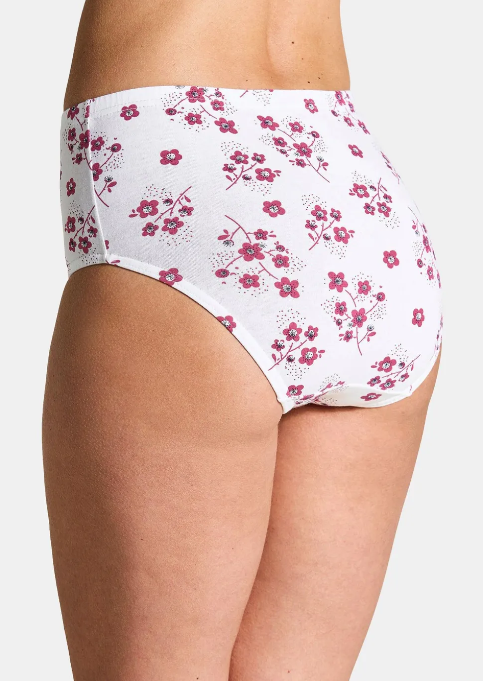 Lot de slips taille haute en coton