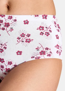 Lot de slips taille haute en coton