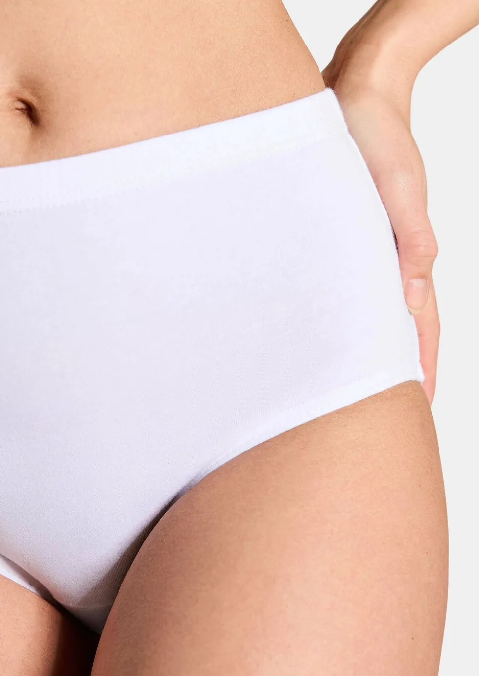 Lot de slips taille haute en coton