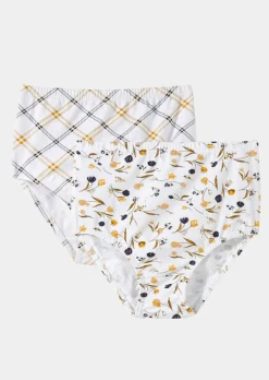 Lot de slips taille haute en coton