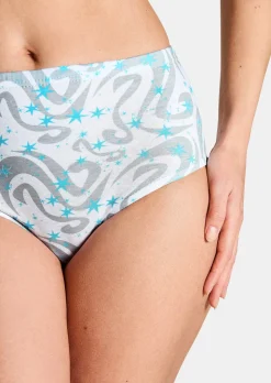 Lot de slips taille haute en coton