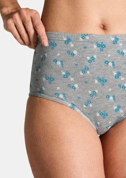 Lot de slips taille haute en coton