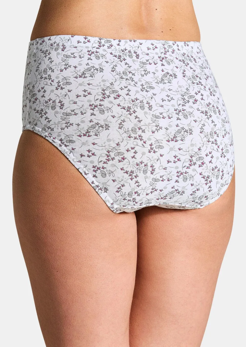 Lot de slips taille haute en coton