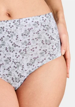 Lot de slips taille haute en coton