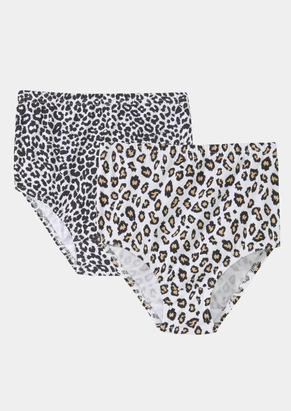 Lot de slips taille haute en coton