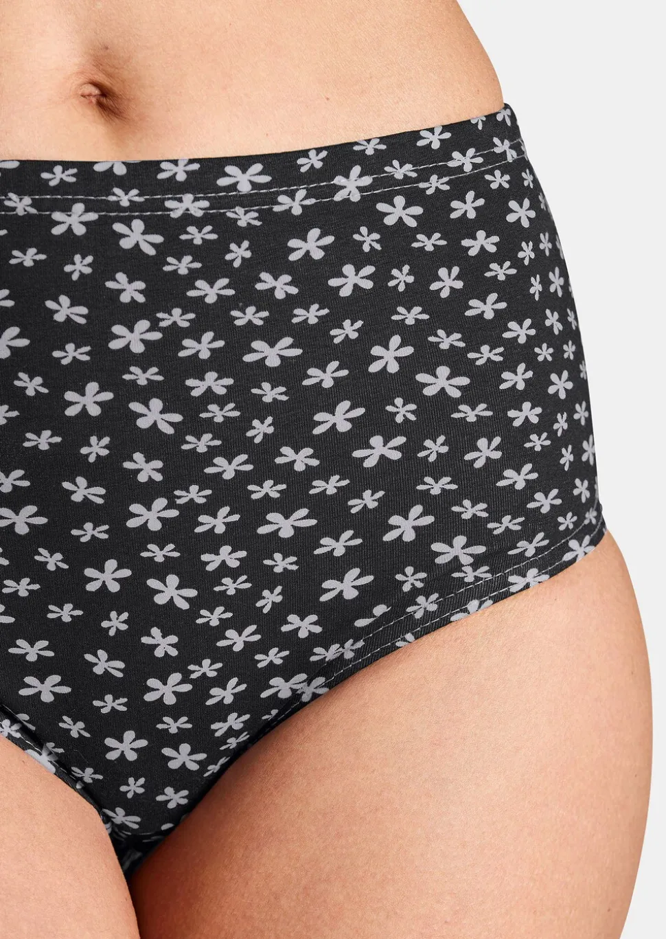 Lot de slips taille haute en coton