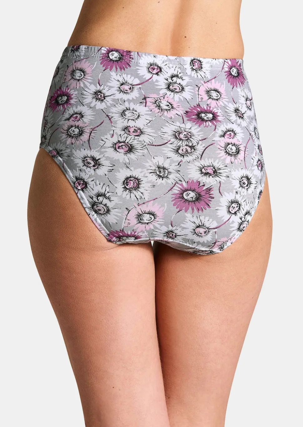 Lot de slips taille haute en coton