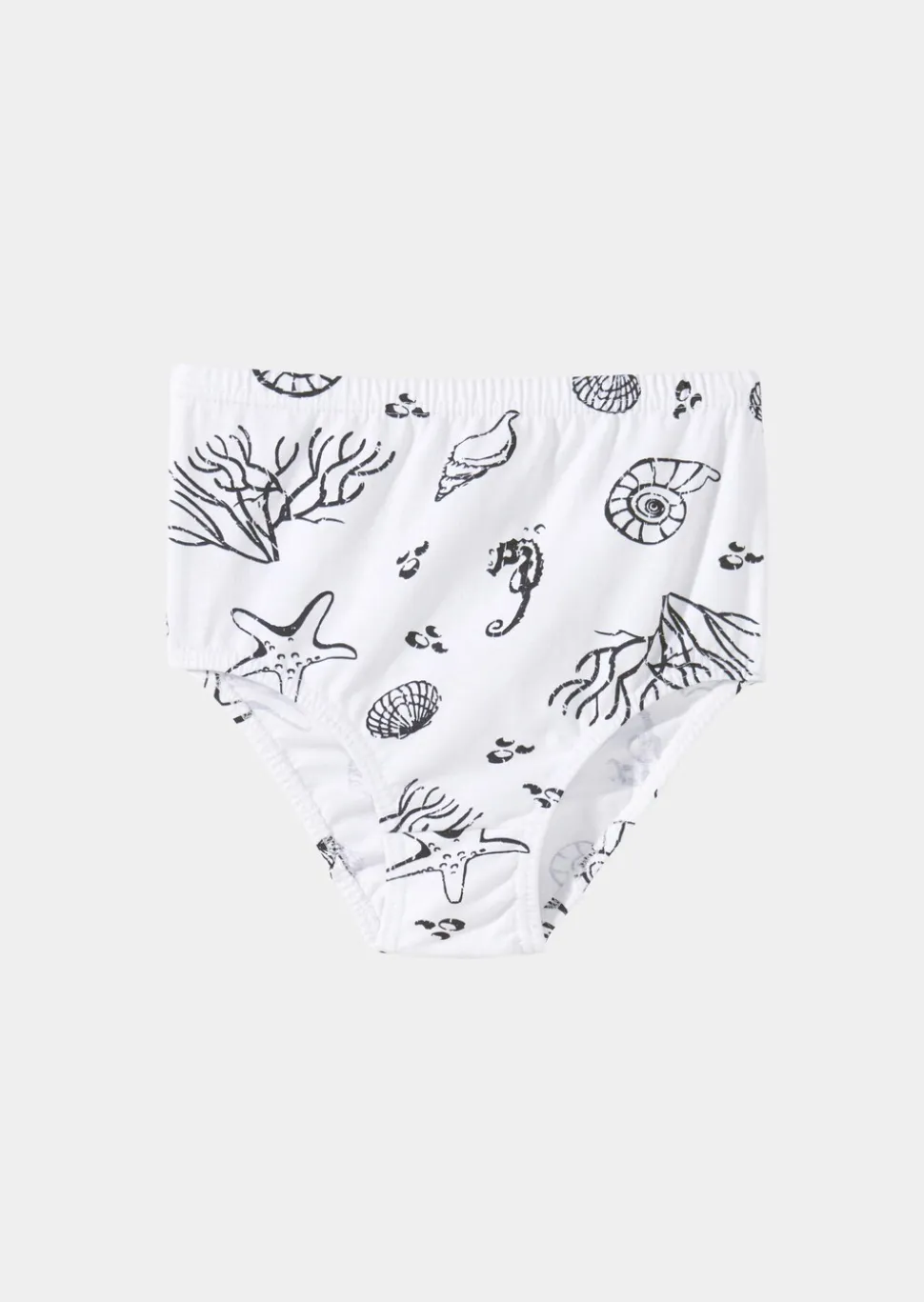 Lot de slips taille haute en coton