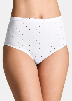 Lot de slips taille haute en coton