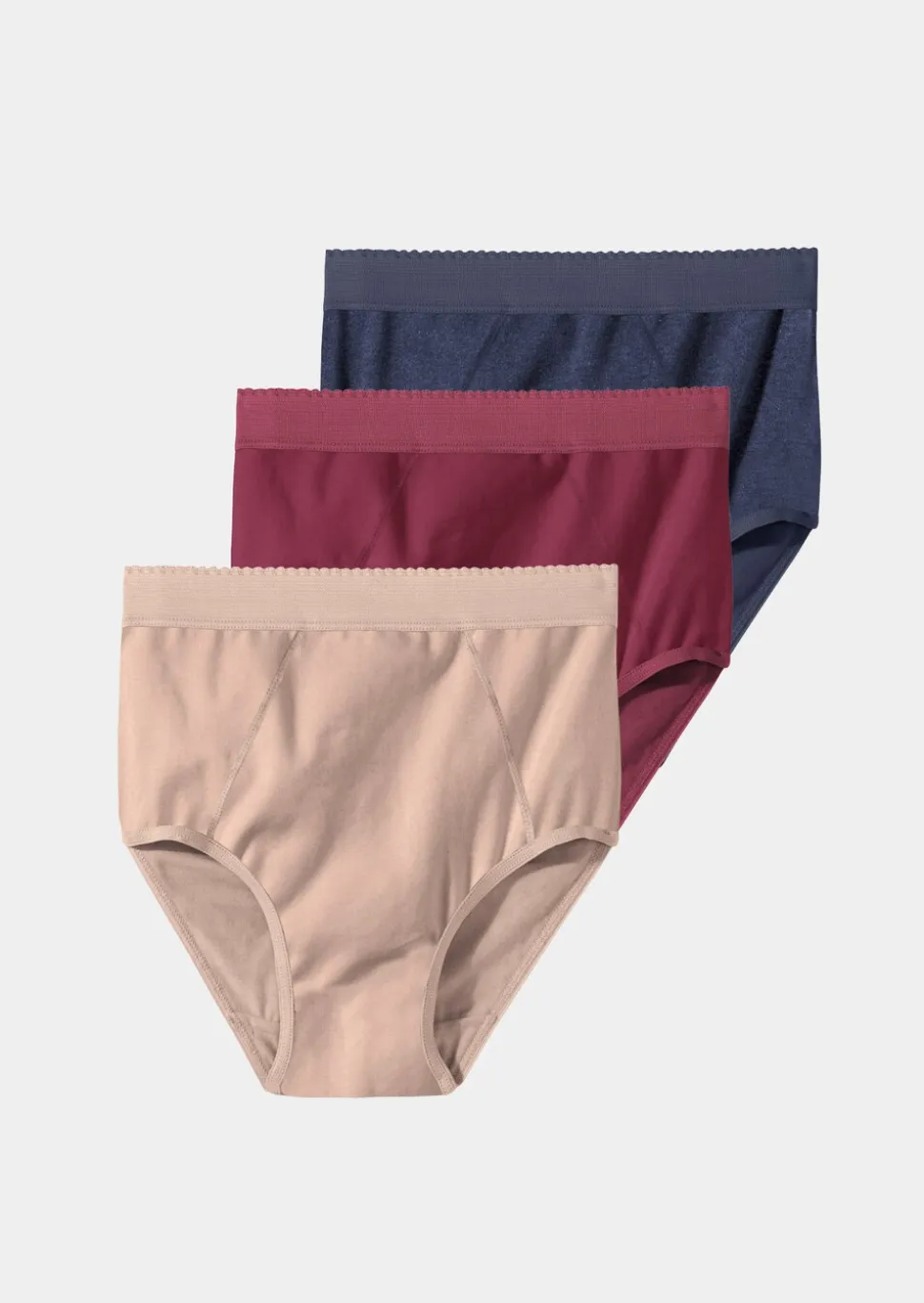 Lot de 7 slips ventre plat