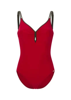 Maillot de bain avec décolleté féminin