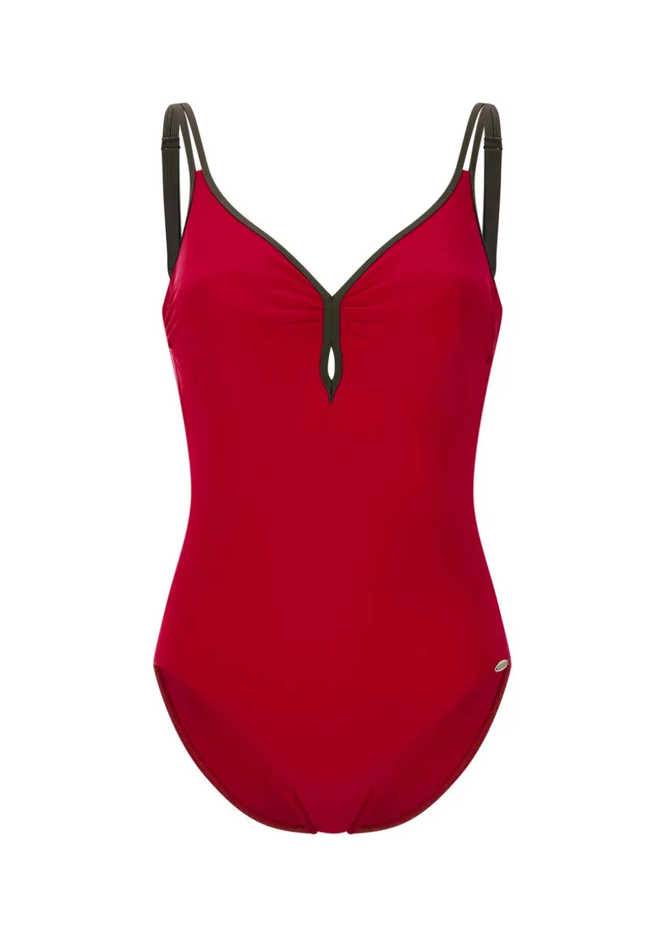 Maillot de bain avec décolleté féminin