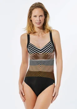 Maillot de bain avec encolure en V et coques souples