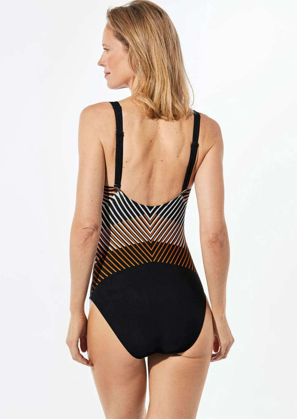 Maillot de bain avec encolure en V et coques souples