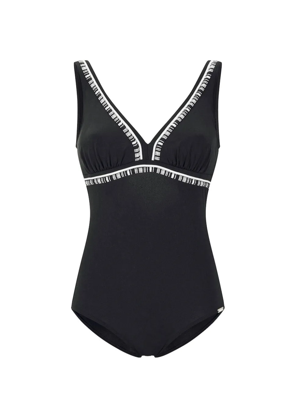 Maillot de bain avec passepoils féminins