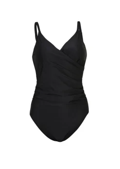 Maillot de bain effet cache-cœur et coques souples