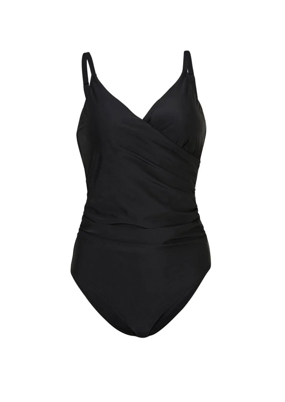 Maillot de bain effet cache-cœur et coques souples