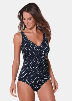 Maillot de bain à motif pois