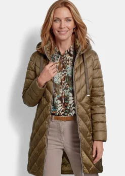 Manteau court matelassé