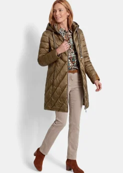 Manteau court matelassé